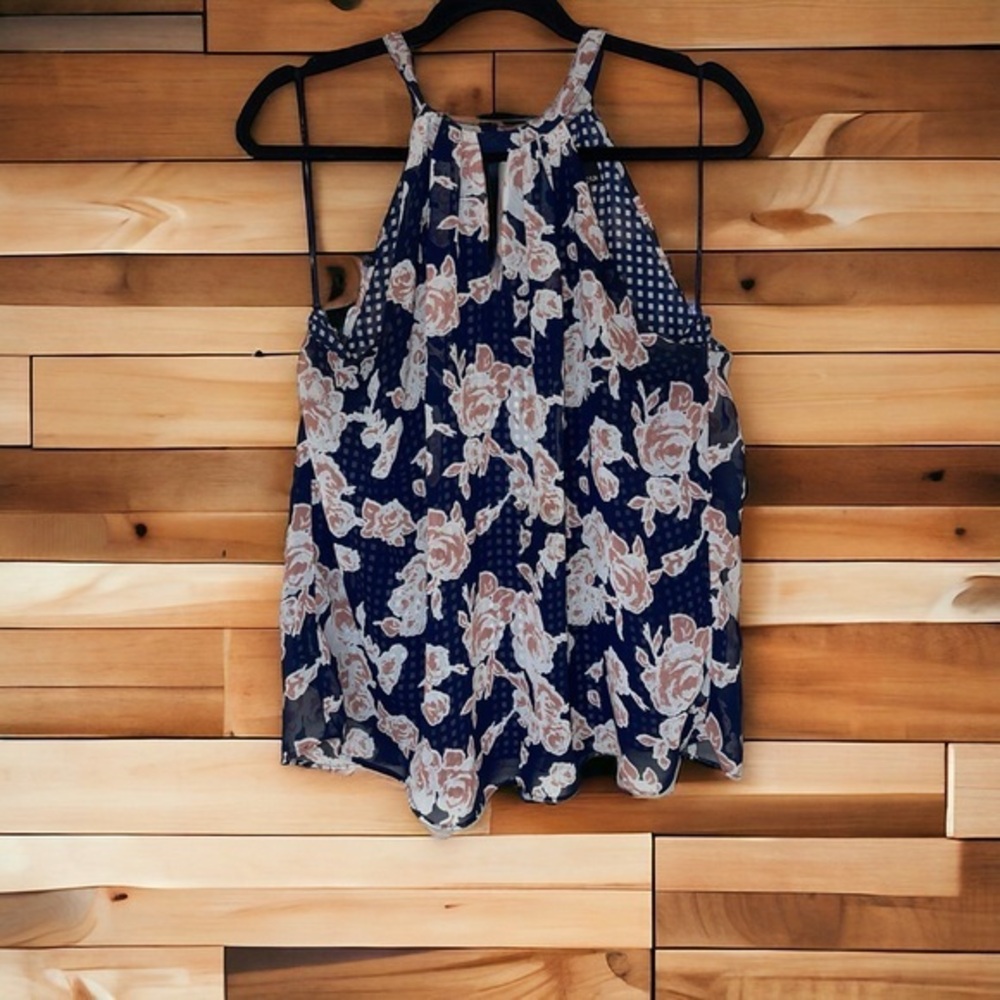 Anthropologie GREYLIN Sleeveless Floral Top